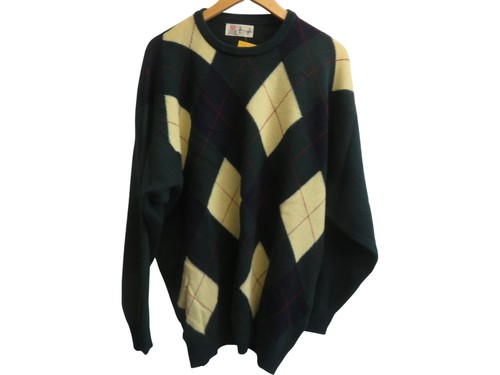 Pringle argyle jumper - -,