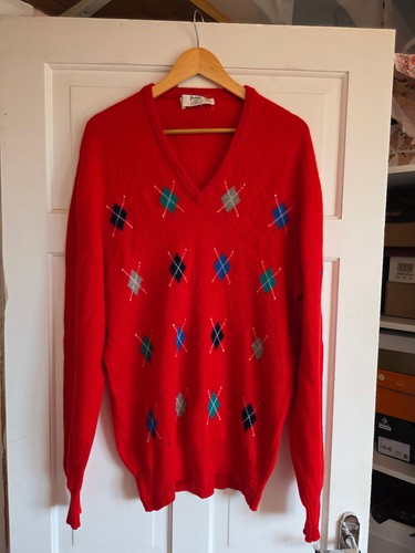 Vintage pringle sports red - vintage,