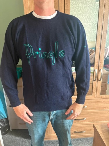 Vintage pringle sports navy - vintage,