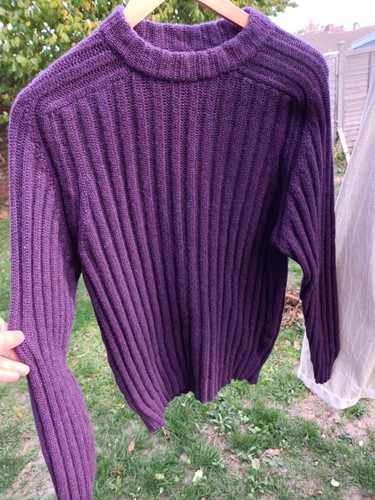 Vintage pringle purple blue - vintage, purple/blue