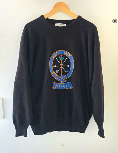 Vintage pringle sports black - sports,