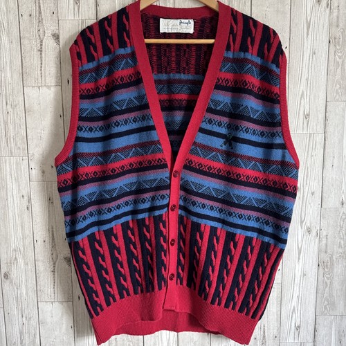 Vintage pringle red blue - vintage,